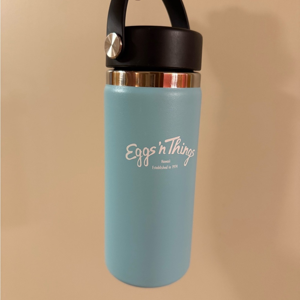 HAWAII Eggs 'n Things Robin Egg Blue Hydroflask Insulated Bottle~Limited Edition
